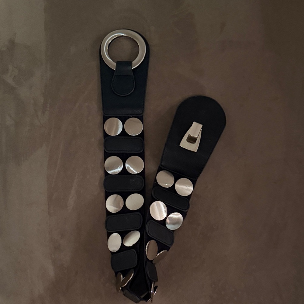 Black and Silver Women's Belt